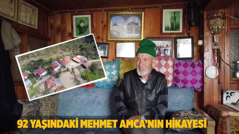 92 Yaşında köyde kendisi yaşayan Mehmet Amca'nın hikayesi...