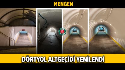 Mengen Dörtyol Altgeçidi Yenilendi