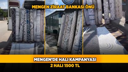 Mengende Kısa süreliğine Halı Kampanyası - 2 Halı 1500 TL