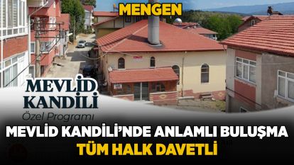 Mevlid Kandili'nde Anlamlı Buluşma: Tüm Halk Davetli