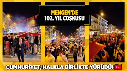 Mengende 102. Yıl Coşkusu: Cumhuriyet, Halkla Birlikte Yürüdü! 🇹🇷